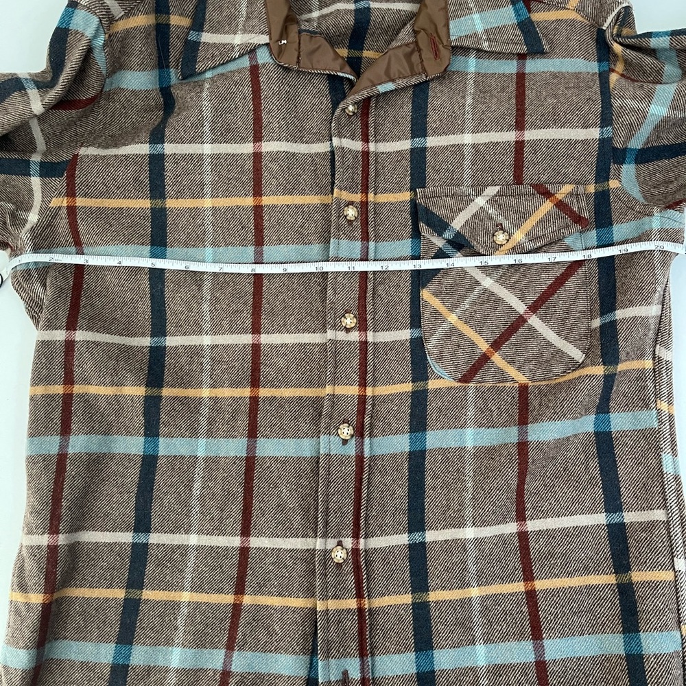 Pendleton Multicolor Plaid Button-Down Shirt Size… - image 7